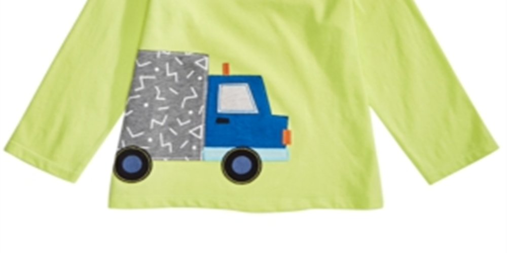 First Impressions Big Kid Boy's Truck Print T-Shirt Green Size 3-6MOS
