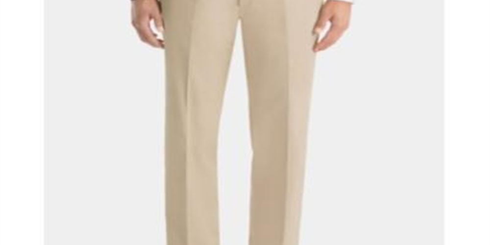 Ralph Lauren Men's UltraFlex Classic Fit Cotton Pants Brown Size 38X34