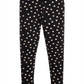 Epic Threads Little Girl's Heart Print Leggings Black Size 6