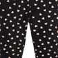 Epic Threads Little Girl's Heart Print Leggings Black Size 6