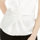 INC International Concepts Women's Solid Twist Front Cami Top White Size Medium