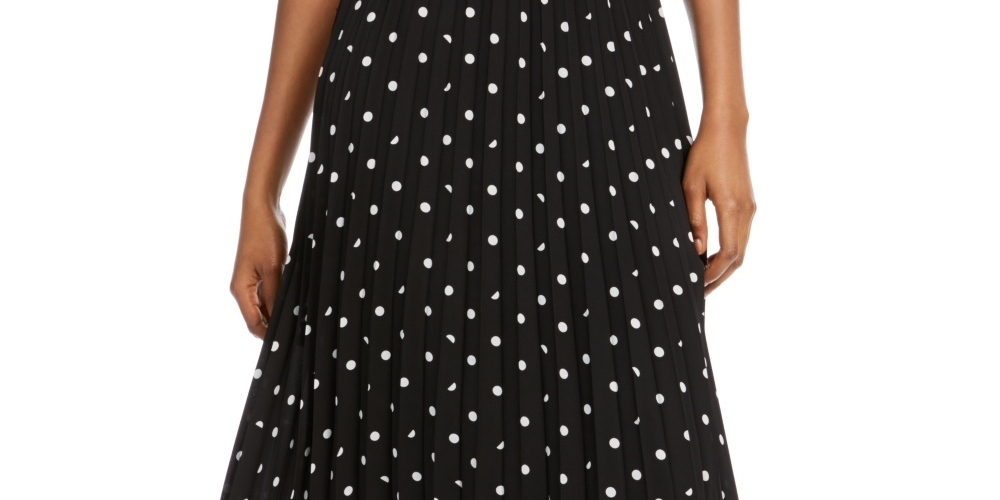 Maison Jules Women's Midi Skirt Black Size Medium