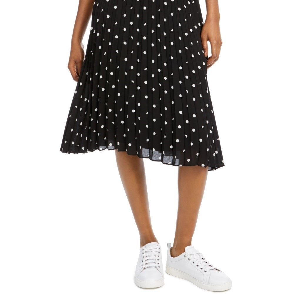 Maison Jules Women's Midi Skirt Black Size Medium