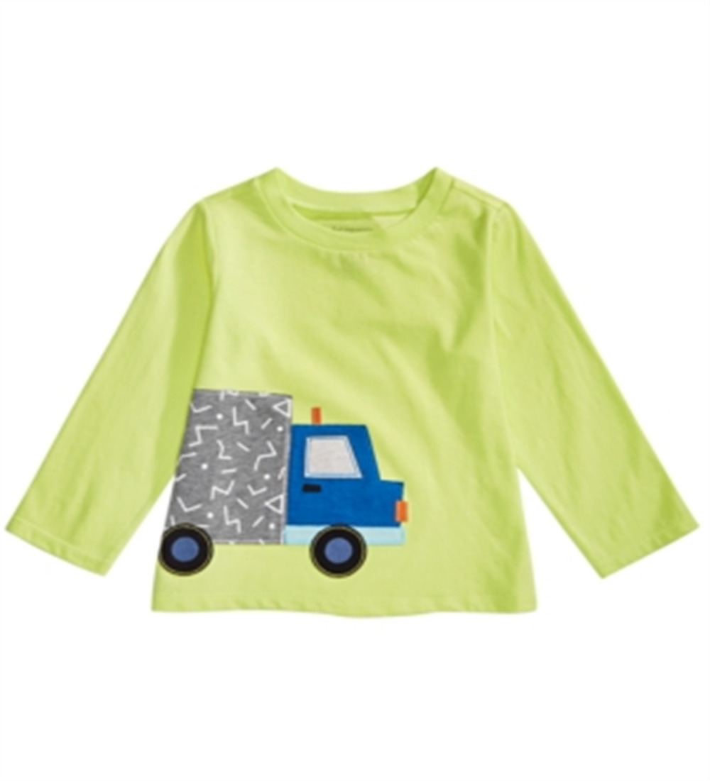 First Impressions Baby Boy's Truck Print T-Shirt Green Size 24MOS
