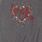 Calvin Klein Big Girls Love Dolphin-Sleeve T-Shirt Charcoal Size 7