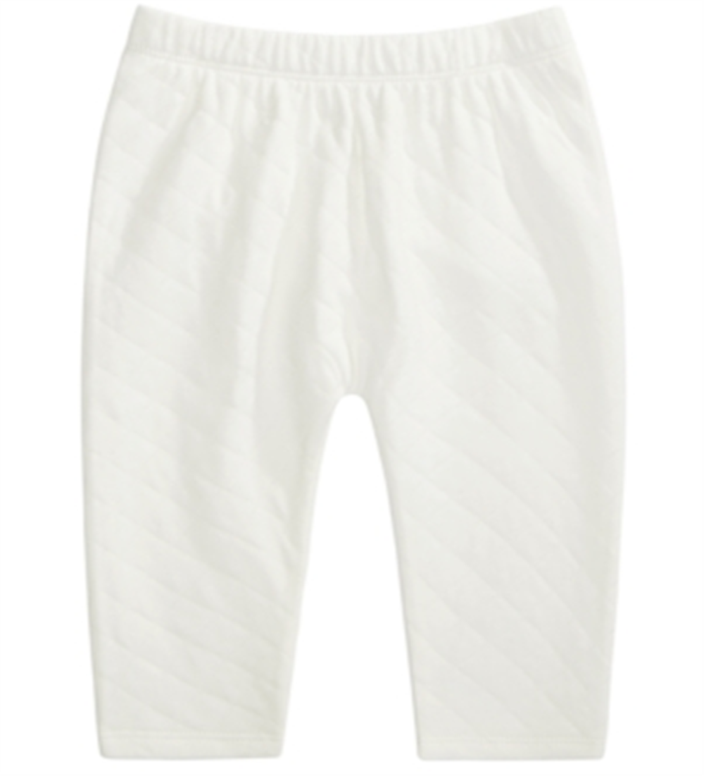 First Impressions Baby Girl's Quilted Pants White Size 0-3 M