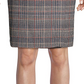 Calvin Klein Women's Plaid Tweed Pencil Skirt Brown Size 10
