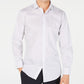 Bar III Men's Collared Classic Fit Dress Shirt White -Green Size 32X33
