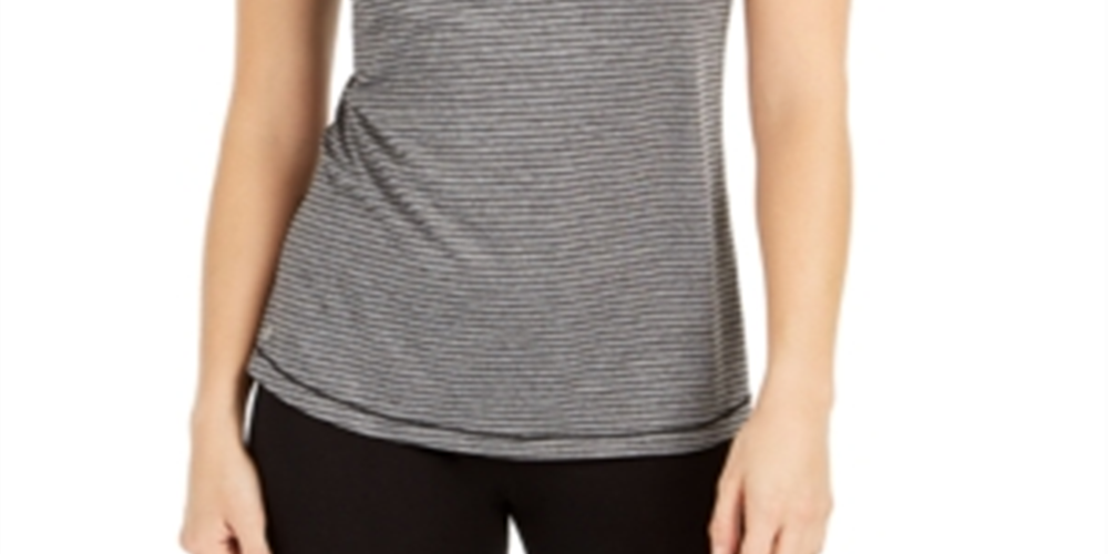 Ideology Women's Fitness Yoga Tank Top Black Size Small