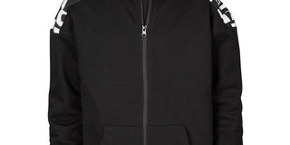 Ideology Big Boy's Printed Zip-Up Hoodie Black Size Small