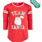 Max & Olivia Big Girl's Team Santa Nightgown Red Size S