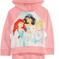 Disney Little Girl's 2 Pc Princess Squad Hoodie Shirt & Jogger Pants Set Pink Size 4