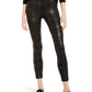 Maison Jules Women's Plaid Sparkle Leggings Black Size XX-Large