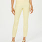 Charter Club Women's Chelsea Tummy Control Skinny Leg Ankle Pants Yellow Size 6