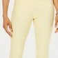Charter Club Women's Chelsea Tummy Control Skinny Leg Ankle Pants Yellow Size 6