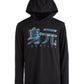 Ideology Big Boy's Graphic Print Hooded T-Shirt Black Size Small
