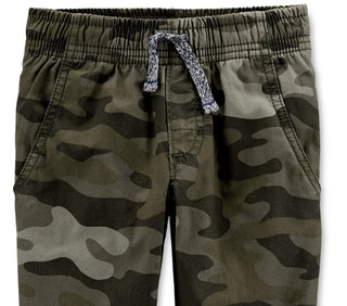 Carter's Baby Boy's Jersey-Lined Camo Pants Green Size 3MOS