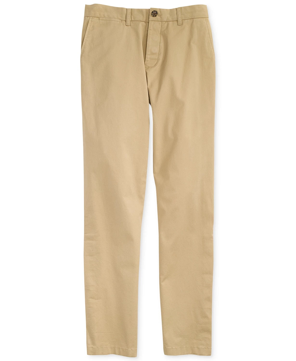 Tommy Hilfiger Men's Adaptive Custom Fit Chino Pants With Magnetic Zipper Brown Size 36