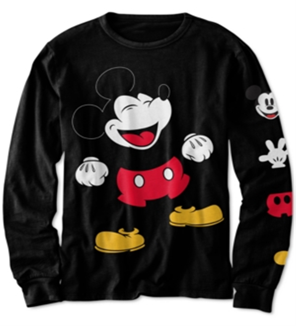 Disney Toddler Boy's Laughing Mickey Mouse T-Shirt Black Size 2