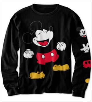Disney Toddler Boy's Laughing Mickey Mouse T-Shirt Black Size 2