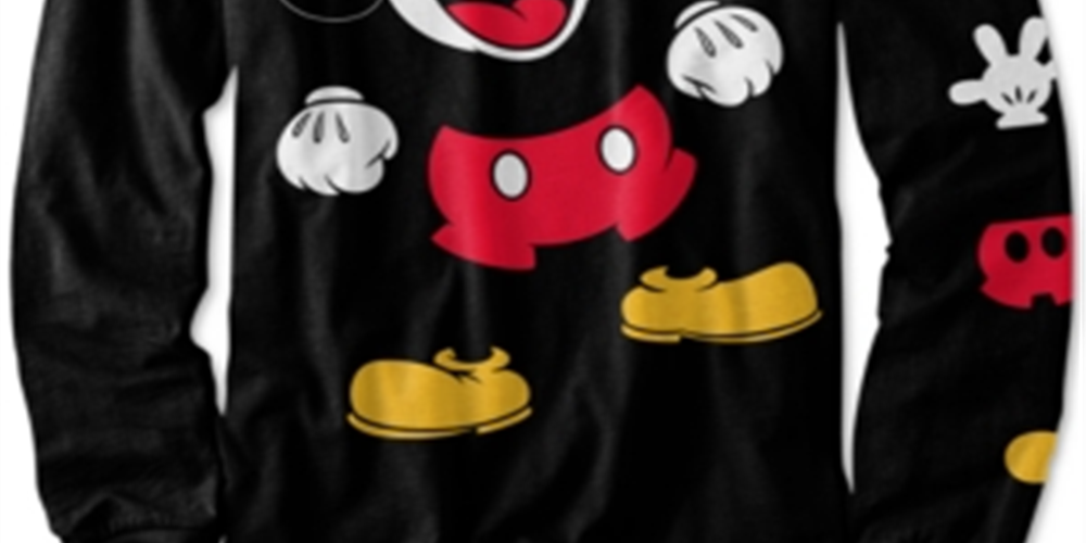 Disney Toddler Boy's Laughing Mickey Mouse T-Shirt Black Size 2