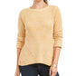 Style & Co Women's Marled Knit Sweater Yellow Size PP