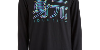 Ideology Big Boy's Graphic-Print Hooded T-Shirt Black Size Medium