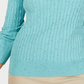 Karen Scott Women's Cable-Knit Sweater Blue Size Medium