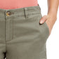 Style & Co Women's Chino Shorts Green Size 8