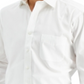 Club Room Men's Regular Fit Cotton Spread Collar Pinpoint Dress Shirt White Size 15/5