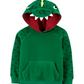 Carter's Toddler Boy's Fleece Dragon Hoodie Green Size 5T