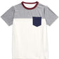 Epic Threads Big Boy's Colorblocked T-Shirt Beige khaki Size Medium
