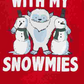 Carter's Toddler Boy's Snowmies-Print Layered-Look Cotton T-Shirt Red Size 2T