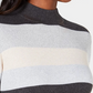 Karen Scott Women's Ribbed Color Block Long Sleeve Turtle Neck Sweater Gray Size XX-Large