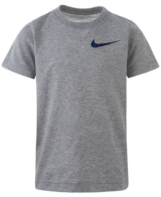 Nike Little Boy's Elite Pod Logo-Print T-Shirt Gray Size 7