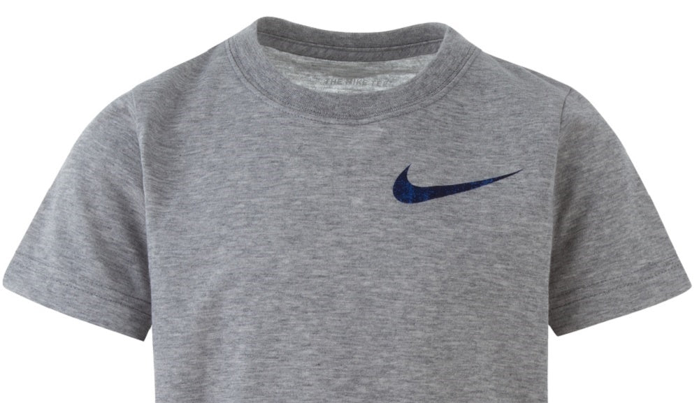 Nike Little Boy's Elite Pod Logo-Print T-Shirt Gray Size 7