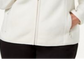 Karen Scott Women's Zeroproof Fleece Jacket Eggshell Size Petite S