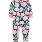 Carter's Baby Girl's Floral Fleece Footed Pajamas Grey Size 18MOS