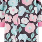 Carter's Baby Girl's Floral Fleece Footed Pajamas Grey Size 18MOS