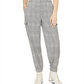 Sanctuary Women's the Commander Houndstooth Cargo Casual Pants Black -White Size 26
