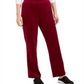 Karen Scott Women's Velour Pull on Pants Purple Size -Petite S/M