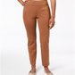 Charter Club Women's Pull on Ponte Knit Pants Copper Brown Size 12 Petite