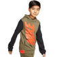 Nike Big Boy's Core Amplify Pullover Hoodie Rustcopper Size Small