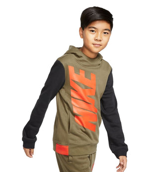 Nike Big Boy's Core Amplify Pullover Hoodie Rustcopper Size Small