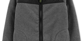 Carter's Little & Big Boy's Fleece Zip-Up Jacket Charcoal Size 12