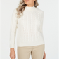 Karen Scott Women's Cable Knit Sweater White Size Petite XL