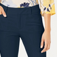Charter Club Women's Tummy Control Trouser Pants Short Blue Size 6