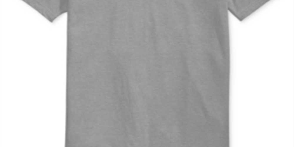 Tommy Hilfiger Kid's Tommy CVC V Neck Tee Gray Size L