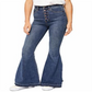 Free People Women's Irreplaceable Flare Jeans Blue Size 29