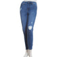 Celebrity Pink Junior's High Rise Destruction Jeans Blue Size 13/31